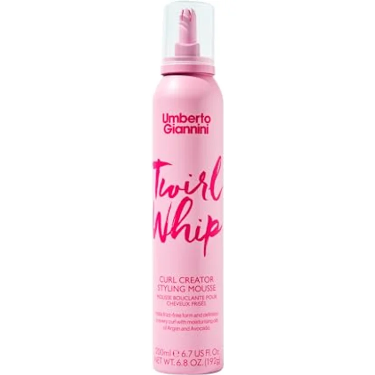 Umberto Giannini Coily Curls Twirl Whip, leichtes Styling-Mousse für definierte Locken mit Argan- und Avocadoöl, 200 ml – Bild 9