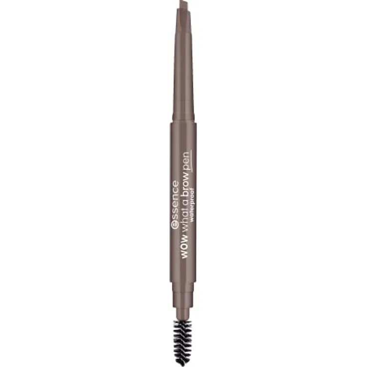essence wow what a brow pen waterproof, Eye Pencil, Augenbrauenstift, Nr. 01 Light Brown, braun, sofortiges Ergebnis, matt, vegan, wasserfest, Mikroplastik Partikel frei (0,2g)