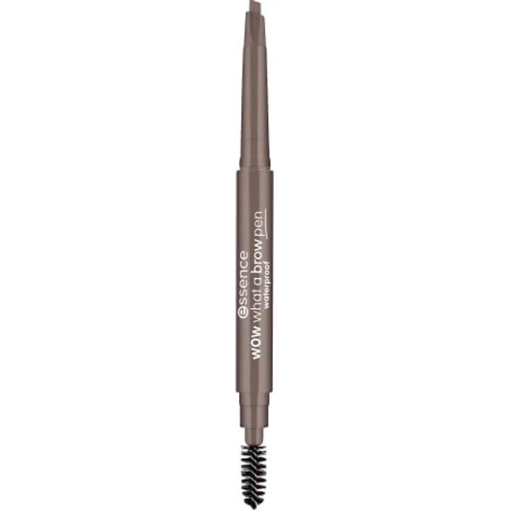 essence wow what a brow pen waterproof, Eye Pencil, Augenbrauenstift, Nr. 01 Light Brown, braun, sofortiges Ergebnis, matt, vegan, wasserfest, Mikroplastik Partikel frei (0,2g) – Bild 1