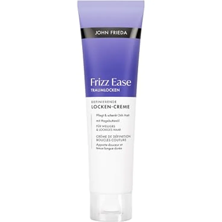 John Frieda Frizz Ease Traumlocken definierende Locken-Creme, 150 ml, für gewelltes & gelocktes Haar, feuchtigkeitsspendend, vegan, geeignet für farbbehandeltes Haar