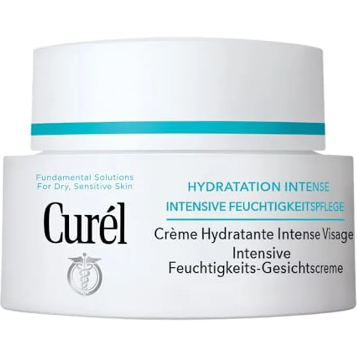 Kao Curél Intensive Feuchtigkeits-Gesichtscreme, 40g für trockene, empfindliche Haut - Nährt intensiv mit Ceramiden, frei von Duftstoffen – Bild 1