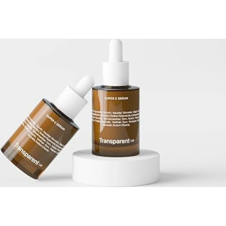 Transparent Lab Super C Serum, Anti-Aging Gesichtsserum mit Vitamin C, Hyaluronsäure und Ellagsäure, 30 ml – Bild 2