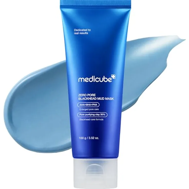 Medicube Zero Pore Blackhead Mud Mask - Reinigende Gesichtsmaske mit Tonerde, AHA+BHA+PHA - 100 g