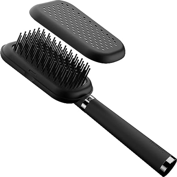 Bellody® Original Haarbürste - Bürste mit patentierter Reinigungsfunktion - sanft zum Haar, schont die Haare und massiert die Kopfhaut - Hair Brush in Classic Black – Bild 1