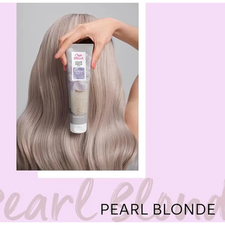 Wella Professionals Color Fresh Mask Pearl Blonde – Haarkur zum Beleben und Verändern der Haarfarbe – pflegende Tönung mit Avocadoöl – für helles und aufgehelltes Haar – 500 ml – Bild 5