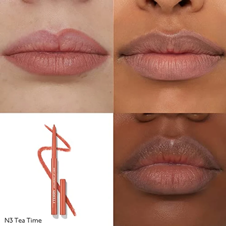 By Terry Hyaluron Lip Liner Pencil, cremige Formel, intensiv pigmentiert, langanhaltende Deckkraft, vegan, Tea Time, 1,4 g – Bild 2