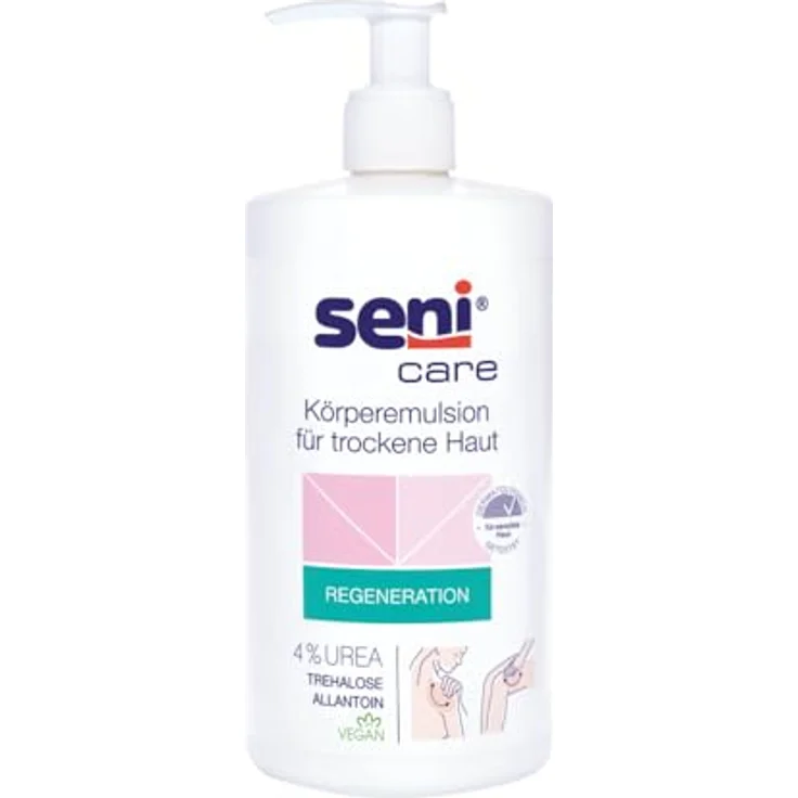 YESMOO SENI care Körperemulsion mit 4% UREA 150 ml, SOLUNA Kombi, Tropfen, 8fach – Bild 1
