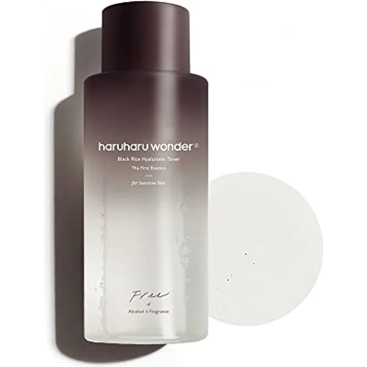 HARUHARU Wonder Black Reis Hyaluron Toner für empfindliche Haut, 10,1 fl oz / 300 ml | Ohne Alkohol, ohne Duftstoffe | Vegan, tierversuchsfrei, EWG-Grün – Bild 1