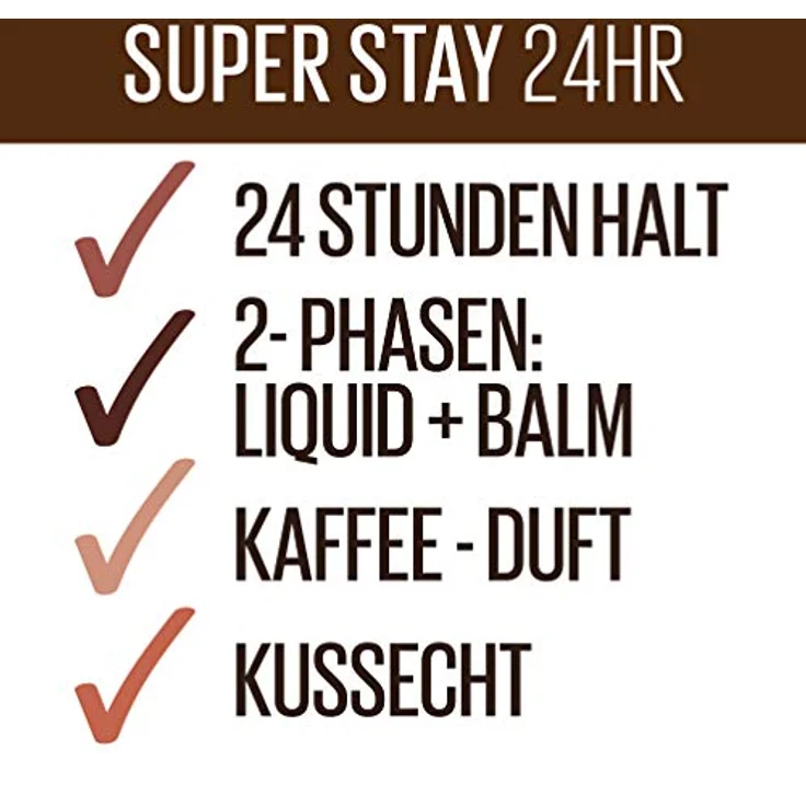 Maybelline New York Lippenstift, Super Stay 24H, Flüssig und langanhaltend, Nr. 900 Mocha Moves, 5g – Bild 5