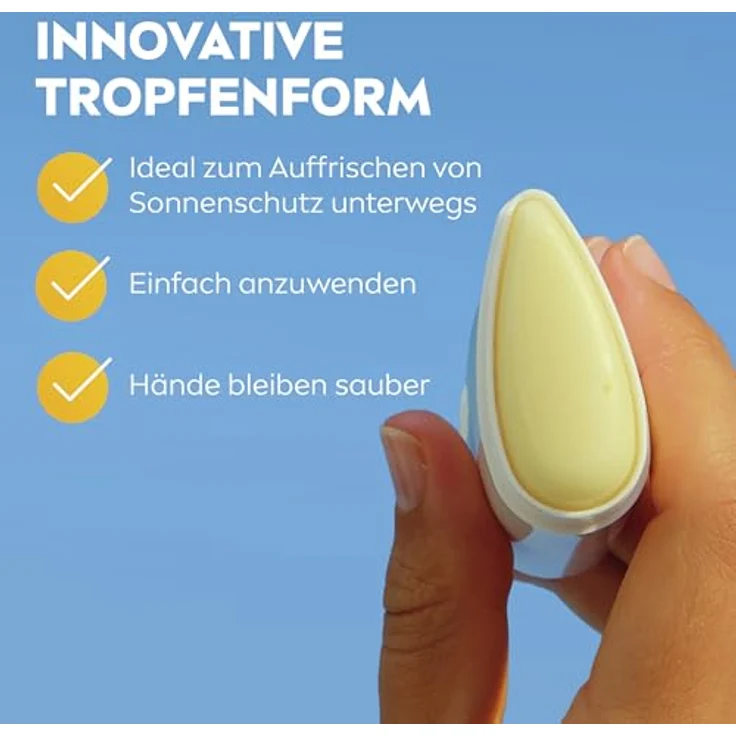 NIVEA SUN UV Stick LSF 50+, 15 g, ultraleichter Sonnenschutz mit koreanischer Stick-Technologie, wasserfest und parfümfrei, für alle Hauttypen – Bild 4