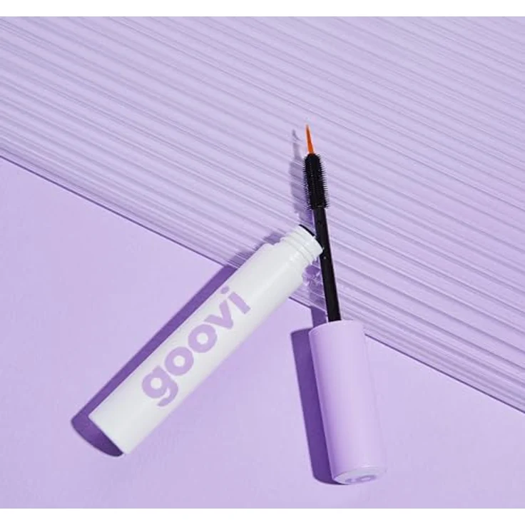 GOOVI Nourilashes Eyelashes & Eyebrows Serum, Wimpern- & Augenbrauenserum mit Biotin & Peptiden, für längere und dichtere Wimpern in 28 Tagen, 8ml – Bild 4