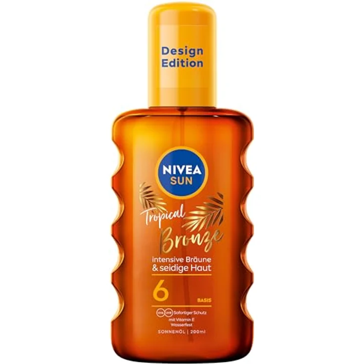 NIVEA SUN Deep Tan Intensive Bräune LSF 6 Sonnenöl 200 ml – Bild 1