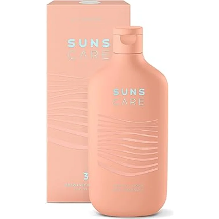 SUNS CARE | SUNS THIRTY | LSF 30 Premium Sonnencreme | nachhaltig | vegan | hoher UVA und UVB Schutz | Pflegestoffe | Gesicht und Körper | nicht fettend | ohe Mikroplastik | 180ml (Pink Beach) – Bild 2