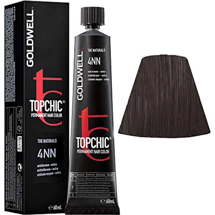 Goldwell Topchic 4NN mittelbraun extra 60 ml – Bild 2