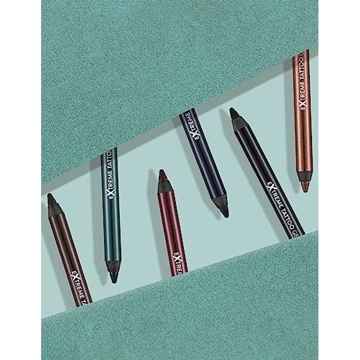 Flormar Extreme Tattoo Gel Pencil, wasserfester Eyeliner für Damen, 1,2 g, Glitzy Brown – Bild 5