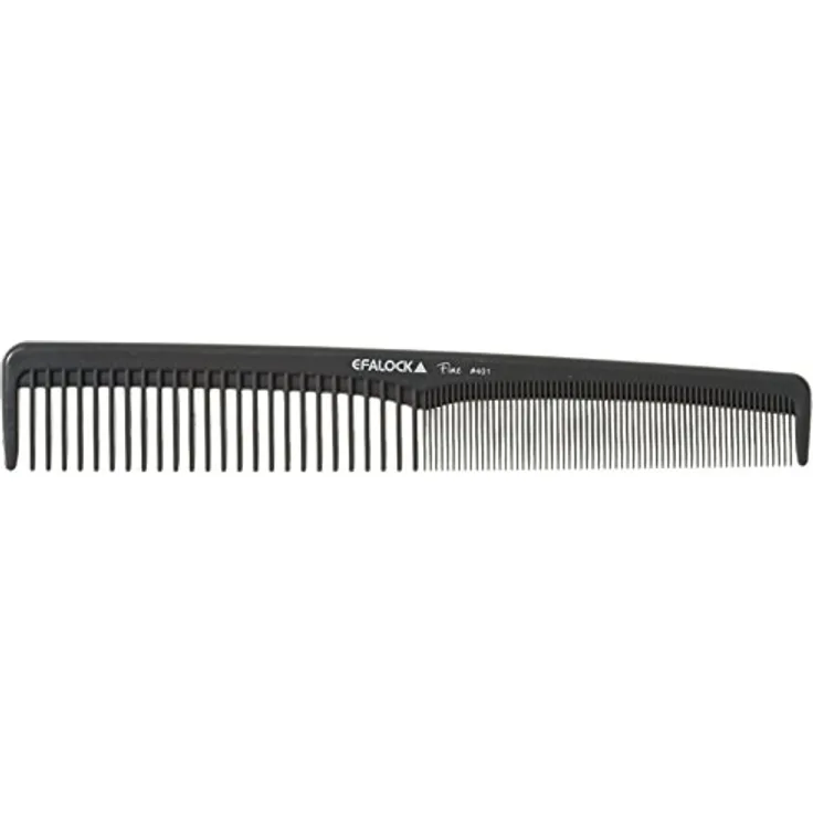 Efalock Professional Fine Haarschneidekamm leicht schräg, 2er Pack, (2x 1 Stück)