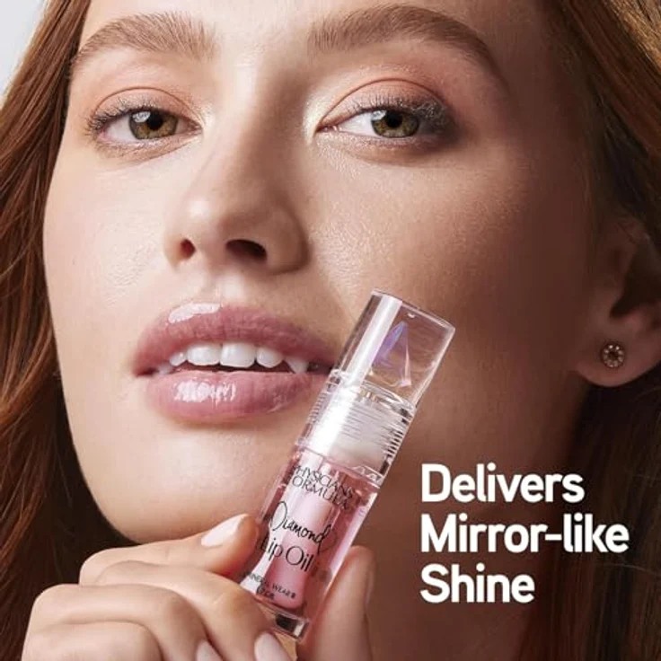 Physicians Formula Mineral Wear® Diamond Lip Oil, Lippenöl in Pink Diamond, 4.6 ml, feuchtigkeitsspendend und pflegend mit glanzvollem Finish – Bild 2