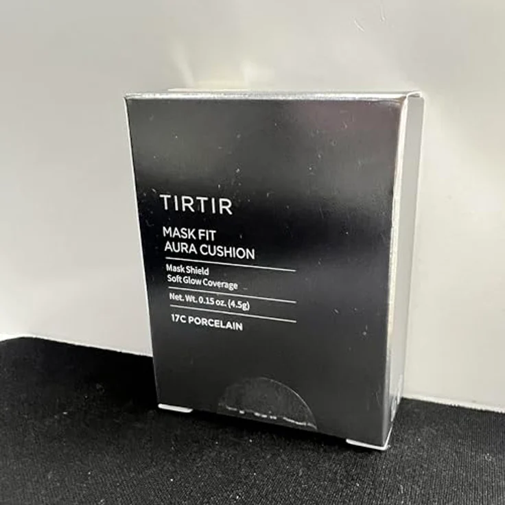 TIRTIR Mask Fit Aura Cushion Mini, feuchtigkeitsspendendes Make-up mit Hyaluronsäure, Farbton 17C Porcelain, 4.5 g – Bild 7