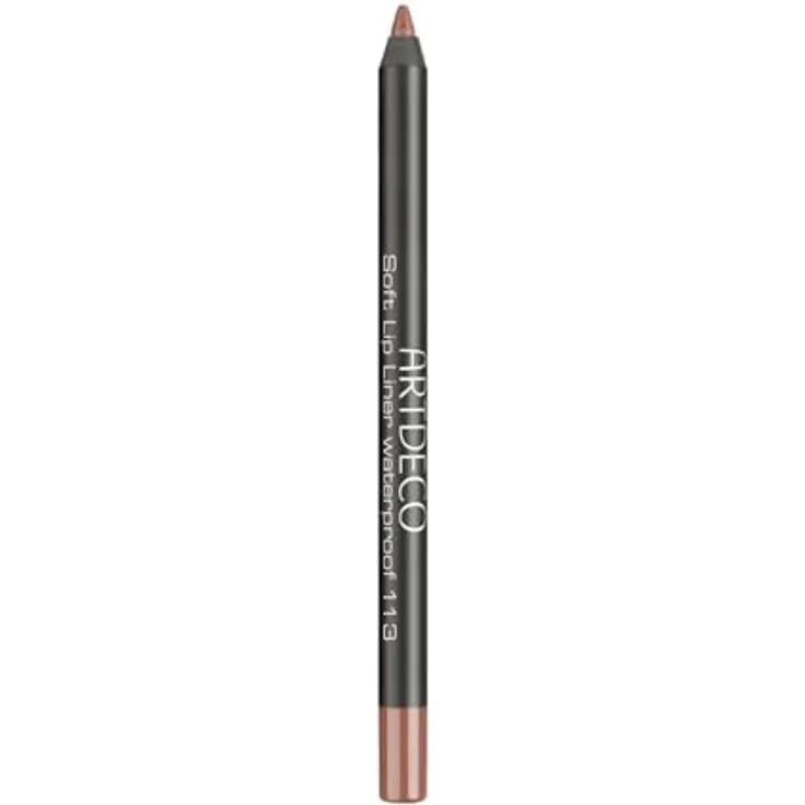 ARTDECO Soft Lipliner Waterproof - Wasserfester, langanhaltender Lippenkonturenstift - 1 x 1,2 g, glänzendes, cremiges Finish, pflegend mit Kollagen-Präpeptid und Vitamin E, Hyaluronsäure für Volumen - rot