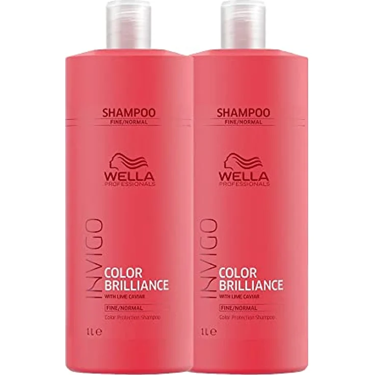 Wella Brilliance Shampoo for fine, normal and colored hair 1000 ml – Bild 2