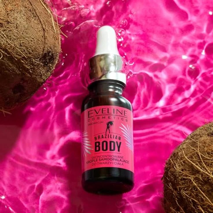 Eveline Cosmetics Brazilian Body Selbstbräunungs-Tropfen mit IntelligentTanFormula, Natürlicher Glow & Sonnenschutz, vegan, für Gesicht und Körper – Bild 5