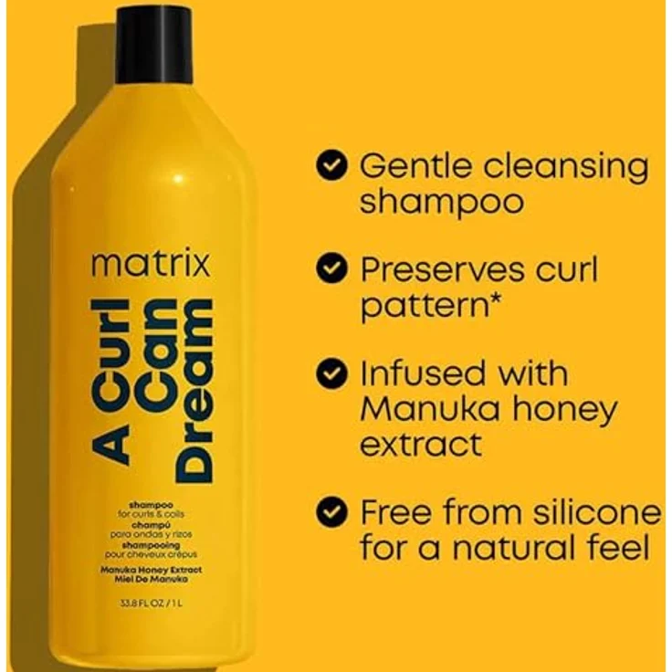 Matrix A Curl Can Dream Shampoo für lockiges Haar, 1000 ml mit Manuka-Honigextrakten – Bild 2