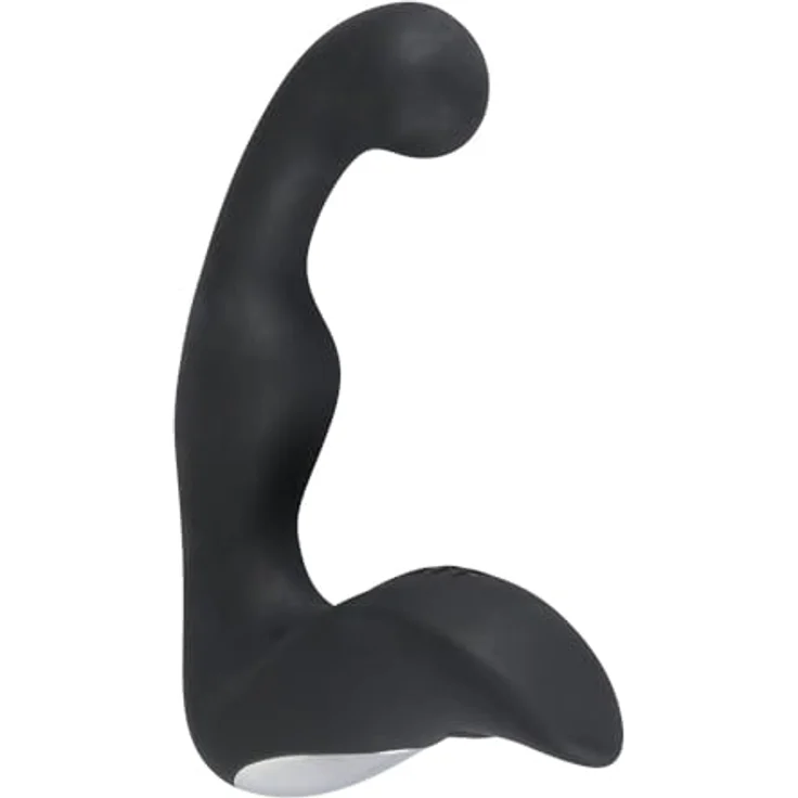 Rebel Prostata-Plug, wiederaufladbarer Prostata-Vibrator für Männer mit gebogenem Kopf, 9 Vibrationsmodi und reizvollen Rillen, schwarz – Bild 2