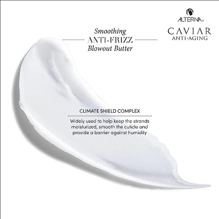 Alterna Caviar Anti-Frizz Smoothing Blowout Butter 150 ml für Krauses Haar, Widerspenstiges Haar geeignet – Bild 3