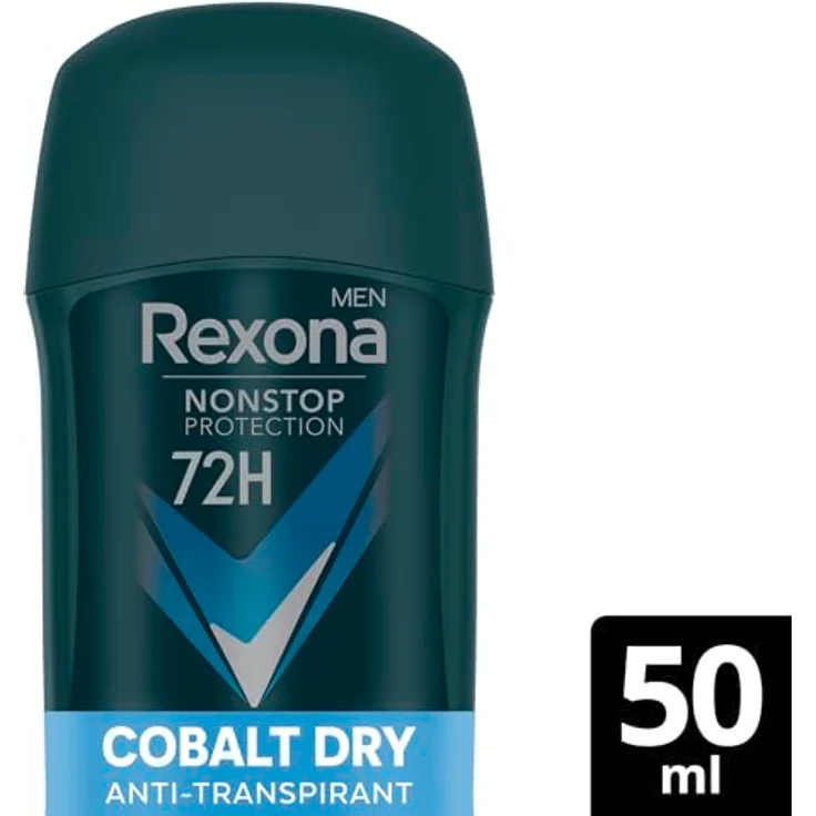 Rexona Men Nonstop Protection Deo Stick Cobalt Dry, 72 Stunden Schutz vor Schweiß und Körpergeruch, 50 ml – Bild 3