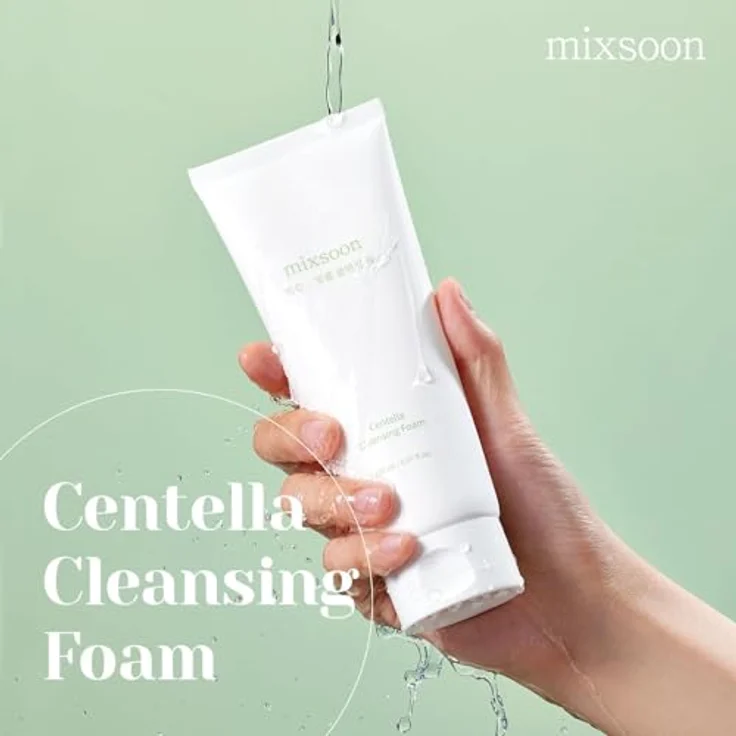 Mixsoon Centella-Reinigungsschaum, pH-neutraler Gesichtsreiniger für alle Hauttypen, 150 ml – Bild 2