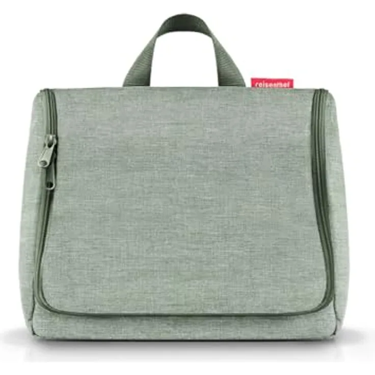 reisenthel toiletbag XL Twist sage praktischer Kulturbeutel mit Haken, wasserabweisendes Material