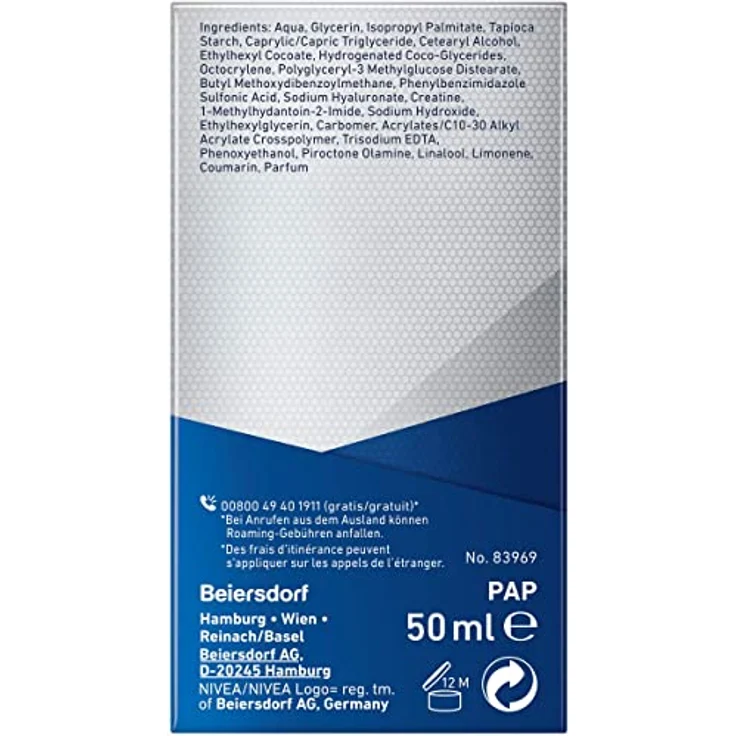 NIVEA MEN Anti Age Hyaluron Feuchtigkeitscreme Gesichtscreme 50 ml – Bild 2