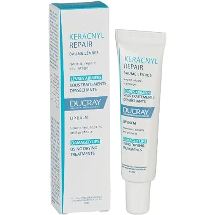 Ducray Keracnyl Repair Baume Levres Balsam Geschädigte Lippen 15 ml, pflegende Wirkung, für alle Lippentypen – Bild 2