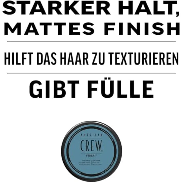 American Crew Fiber Formbare Creme Starker Halt Mattes Finish 85 g – Bild 3