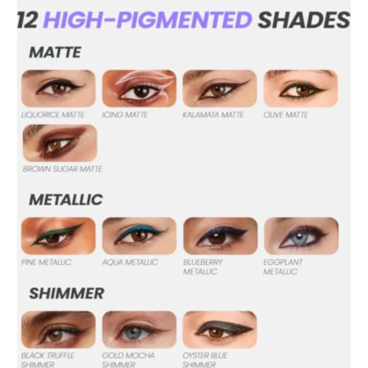 Wonderskin 1440 Longwear Eyeliner + Kajal, wasserfest mit TruGlide-Technologie, Farbe: Gold Mocha, 1,2 ml – Bild 6