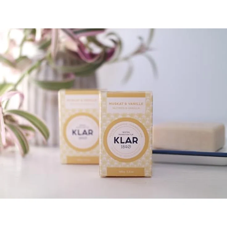 Klar Seifen Festes Shampoo Muskat & Vanille – Bild 4