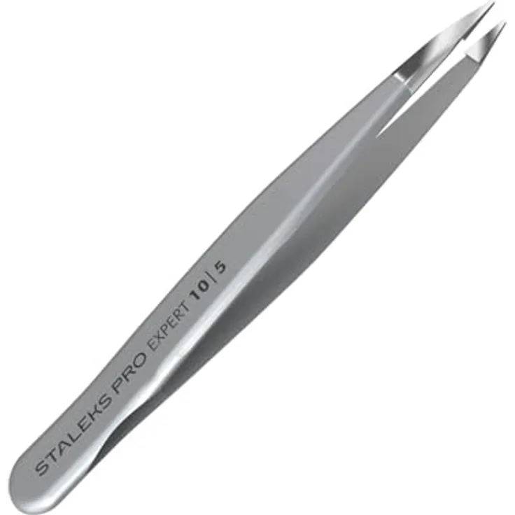 Staleks Expert 10 Type 5, spitze Pinzette für präzises Zupfen, hohe Genauigkeit, langlebig