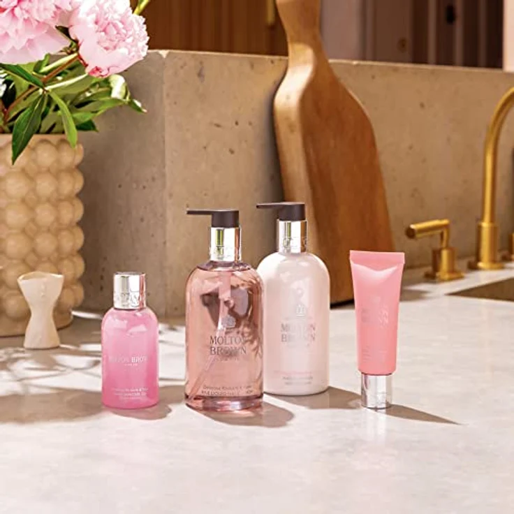 Molton Brown Delicious Rhubarb und Rose Handlotion 300ml – Bild 5