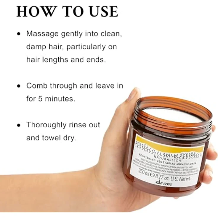 Davines Naturaltech Nourishing Vegetarian Miracle Mask 250 ml – Bild 4