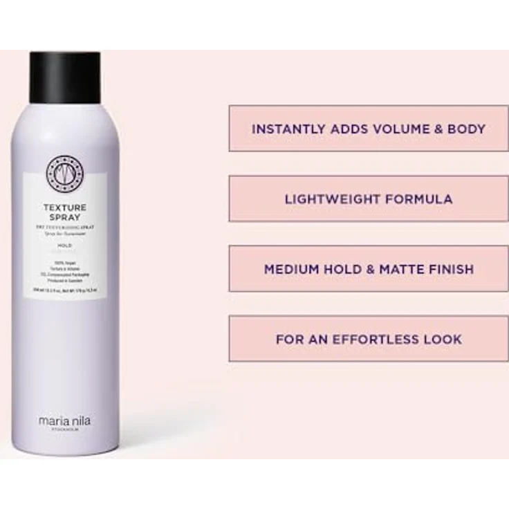 Maria Nila Texture Spray 250 ml, Texturspray für sofortiges Volumen und Frische, mit fruchtigem Duft – Bild 2