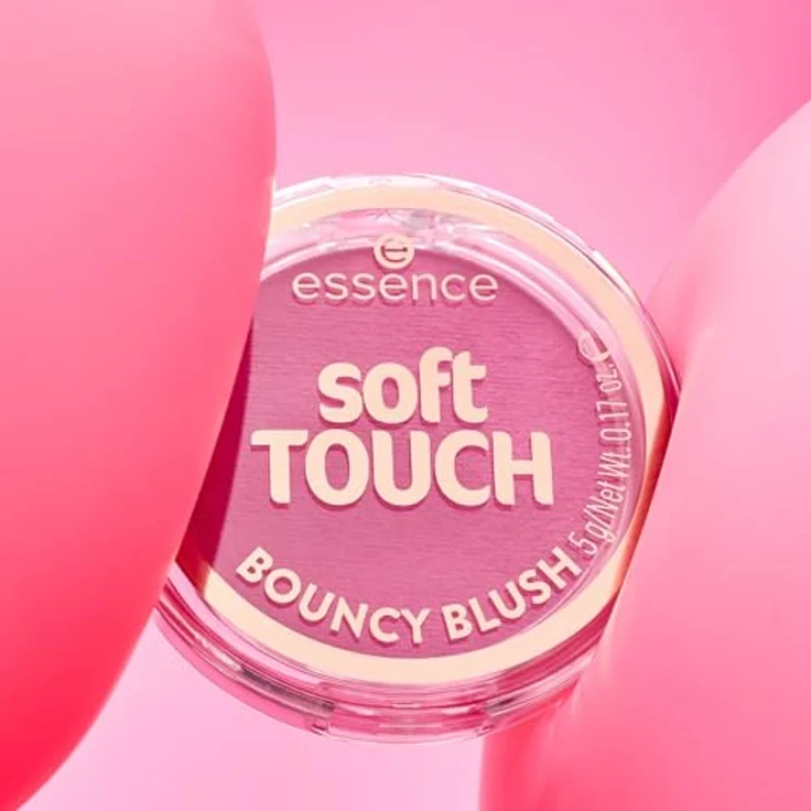 essence soft TOUCH BOUNCY BLUSH, Rouge mit geschmeidiger Cream-to-Powder-Textur, hochpigmentiert und matt, 3,5 g – Bild 6