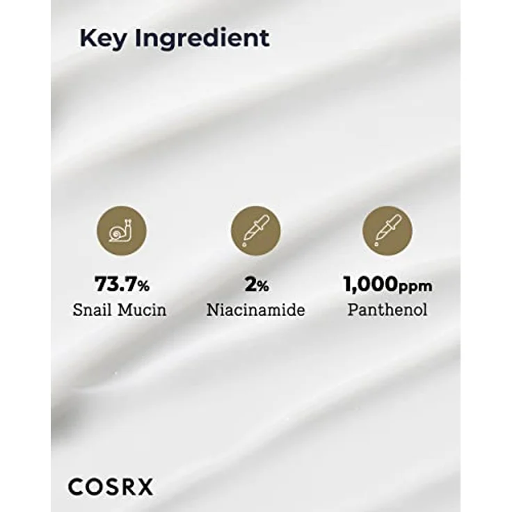 COSRX Snail Peptide Eye Cream - aufhellende Anti-Aging Korean Augencreme mit 73,7% Schneckenschleim und Hyaluronsäure, 25ml, Korean Skincare – Bild 5