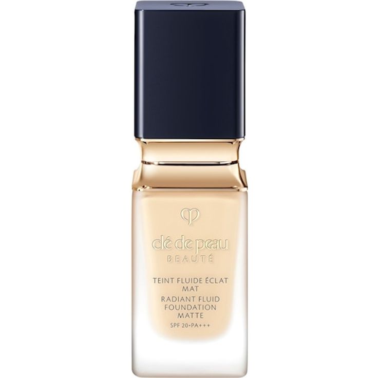 Clé de Peau Beauté Radiant Fluid Foundation Matte, Flüssige Damen 35 ml, langanhaltendes mattes Finish mit Lichtschutzfaktor 20