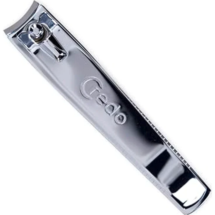 CREDO Nagelknipser 82 mm, chrom, gebogene Schneide mit hochglanzpolierter Oberfläche und kräftigem Hebel – Bild 1
