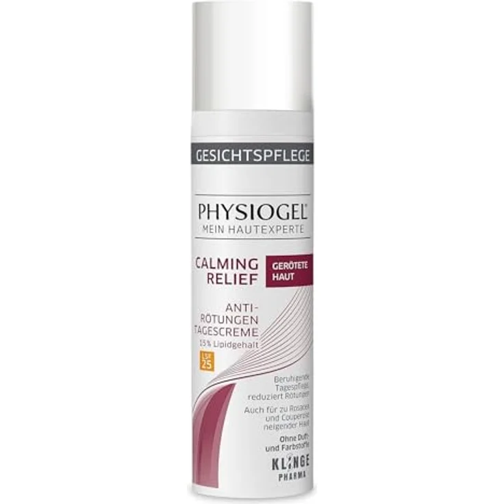 Physiogel Calming Relief Anti-Rötungen Tagescreme LSF25 - beruhigende Gesichtspflege für zu Rosacea und Couperose neigende Haut - 40 ml – Bild 1
