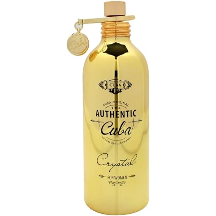 Cuba Authentic Crystal by Cuba for Women, Eau de Parfum, 100 ml - Bezaubernder Damenduft mit langanhaltender Frische, elegantes Flaschendesign – Bild 3