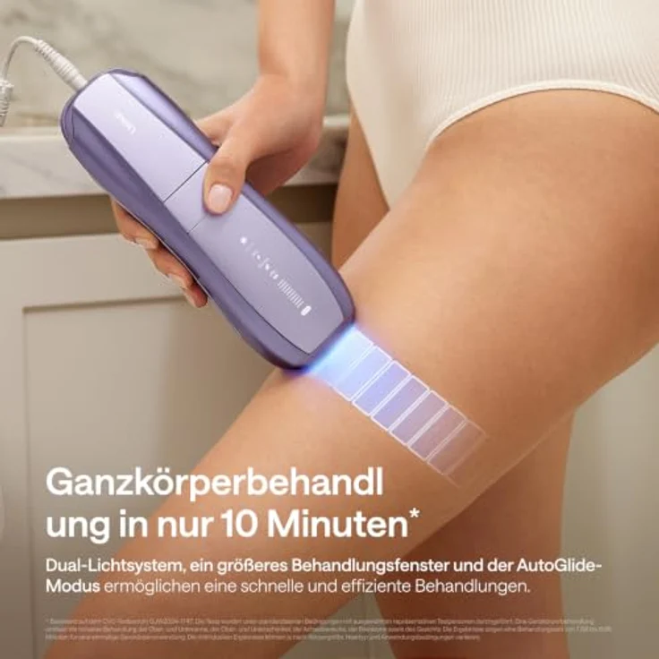 Ulike UI20S DB, IPL Haarentfernung Gerät mit Saphir-Eiskühltechnologie, Doppellicht und Hauttonerkennung – Bild 5