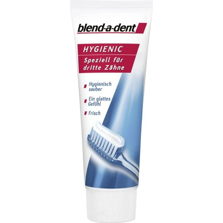 Blend-a-Dent Zahncreme Hygienic speziell für dritte Zähne 75ml – Bild 2