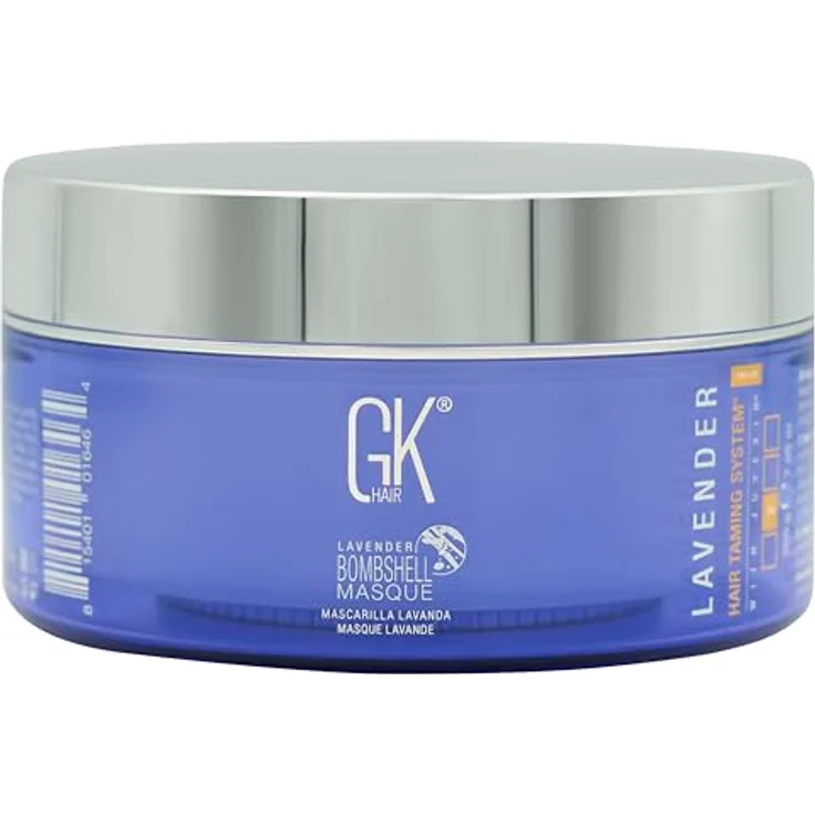 GK Hair Bombshell Masque Farbmaske für blonde Haare, Farbe Lavender, 200 g, professionelle Auswaschbare Haarfarbe – Bild 1