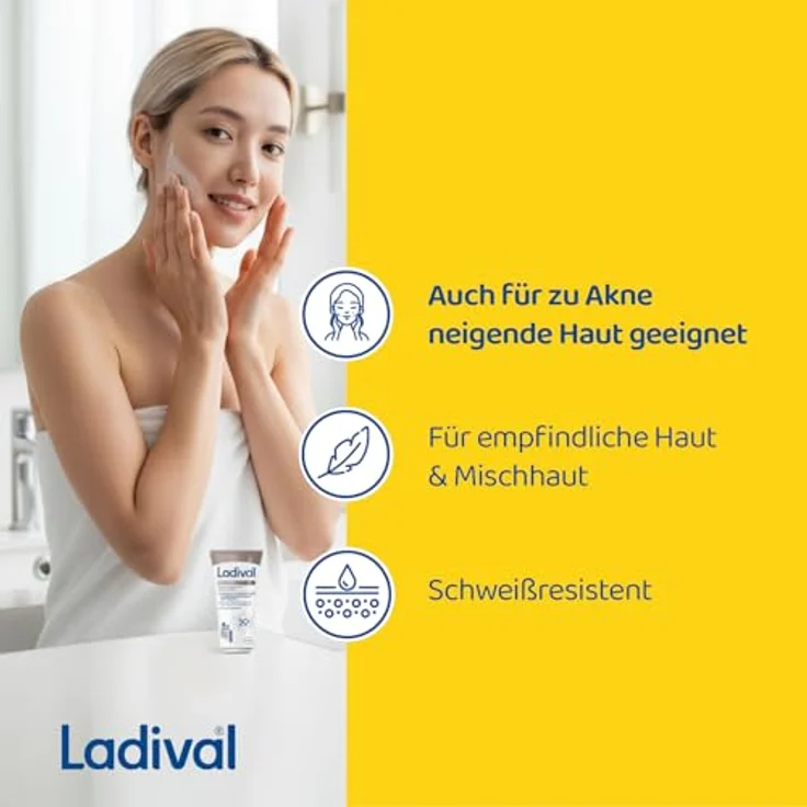 Ladival Antioxidativ Sonnencreme Gesicht LSF 50+, Pflege mit Anti-Pollution-Komplex, Vitamin C und E, schweißresistent, UVA- und UVB-Schutz, 50ml – Bild 8